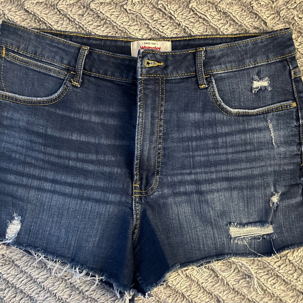 Denim Distressed Shorts